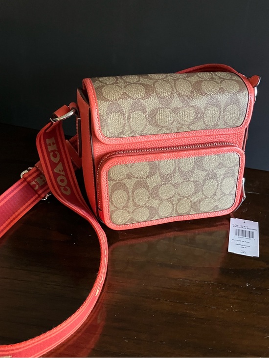 Coach Handbags - COACH Sullivan Crossbody 🆕 in Orange with Signature Canvas 🍊
